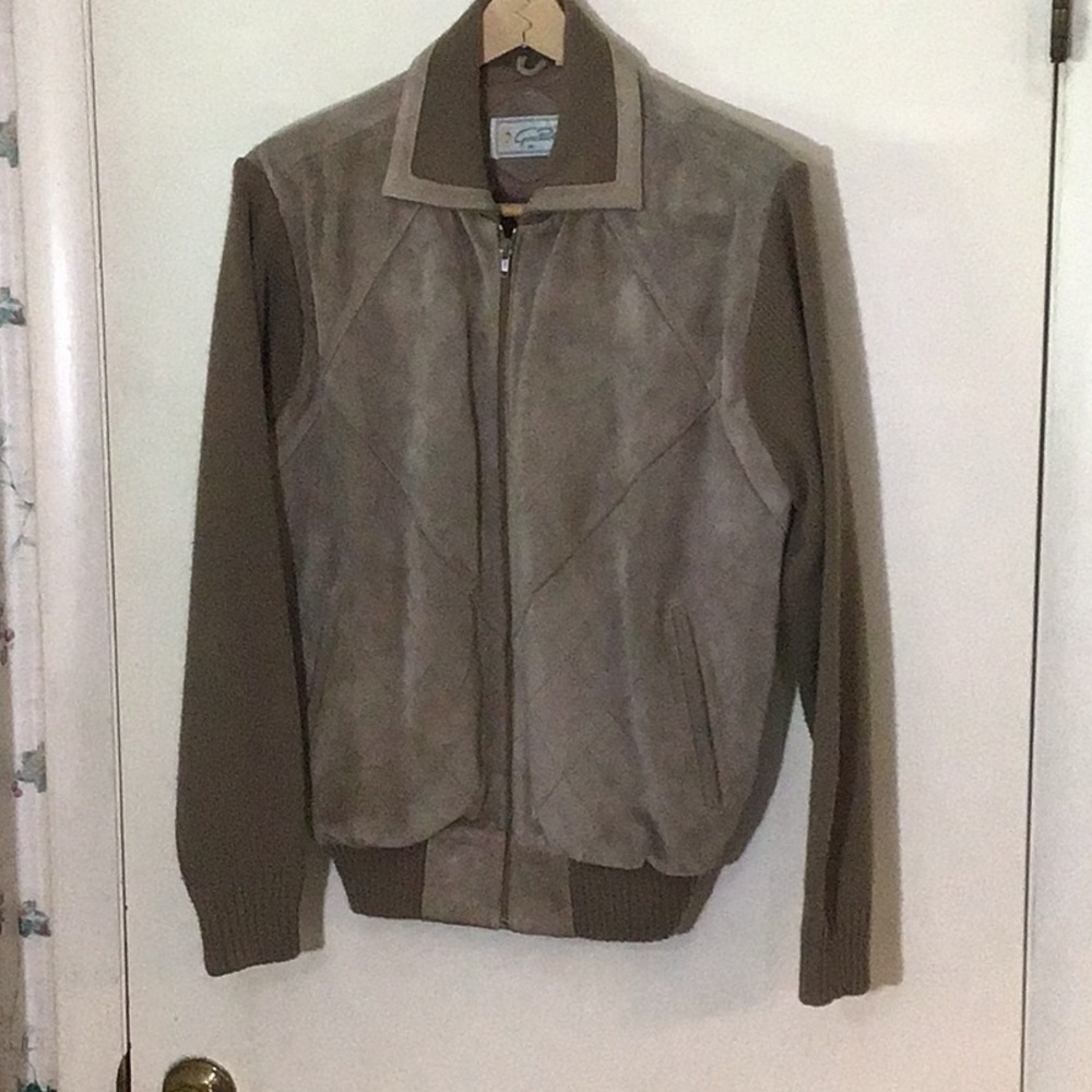 Vintage Gino Paoli men’s suede jacket